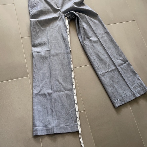 Lewit wide leg, high waist pin striped pants - Picture 8 of 13